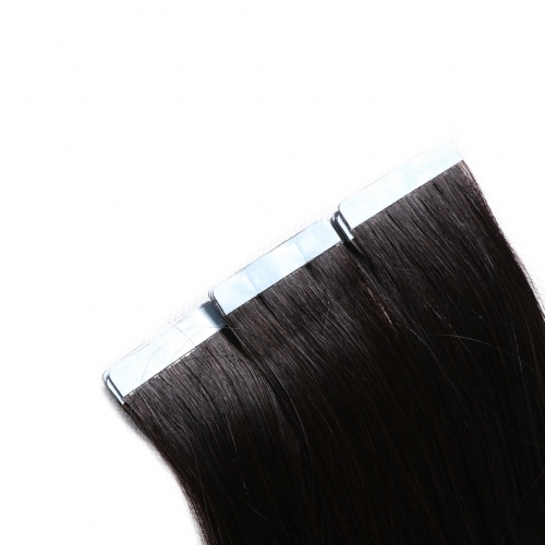 Tape In Extensions Natural Black #1b Virgin Remy Human Hair 20pcs EBBA Hair
