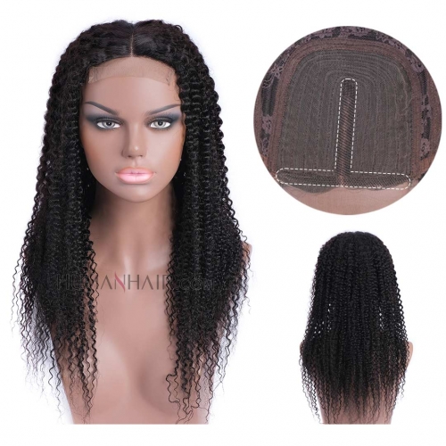 10in-28in T Part Curly Human Hair Lace Front Wig HAIRCC Affordable Lace Wigs