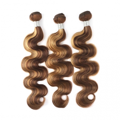 Ombre Hair Weave 3 Bundles 10in-28in Body Wave Human Hair Weft HAIRCC Hair