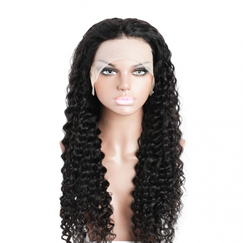 Curly Human Hair Full Lace Wigs For Black Women Pre Plucked Affordable HAIRCC Hair